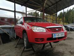 Kia Cerato 1,5 CRDI -05 punainen sedan