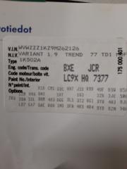 Volkswagen Golf V Variant 1.9 TDI / BXE