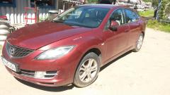 Mazda 6 2.0 MZR-CD -09 viininpunainen viistoperä