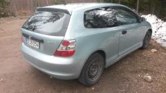 Honda Civic VII 1.6 --04 vaal.vihr. 3-ovinen