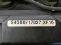 moottori bensiini G4GB6717027 XF16 Hyundai Matrix 1.8 Bensa Tila-auto