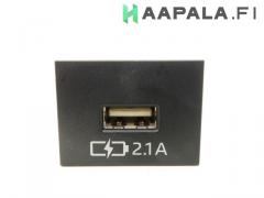 Kuva 1: usb latauspistoke 2.1A, Toyota Corolla (E210) 1.8i Hybrid Farm