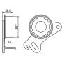 hihnankiristin /tasapainohihnalle, UUSI! MITSUBISHI MD050125, HYUNDAI 23357-42010, 23357-42030, 23357-42000 Mitsubishi L200 96-07
