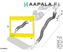 Kuva 1: vlijhdytin interc. putki oikea, BMW E91 320dA Farm