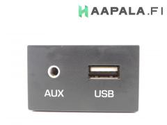 Kuva 1: aux & usb-liitnt, Hyundai i30 (PD) 1.4 T-GDI Farm