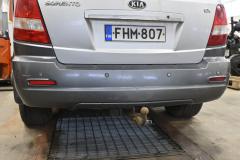 Kuva 1: takapuskuri, Kia Sorento I (JC) 2.5 CRDi 2006 140hv