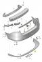 Kuva 3: takapuskurin alaosa spoileri, Seat Toledo