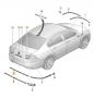 puskurin lista taka 3G0853835  2ZZ Volkswagen Passat 15-19