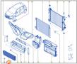 Ilmanohjain sähköinen 620C45475R, 62 0C 454 75R Renault Captur