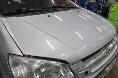 Kuva 1: konepelti, Hyundai Getz 1.5 Diesel