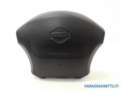 Kuva 1: air-bag kuljettajan turvatyyny, Nissan Terrano 2,7TDI 4x4 5D -00