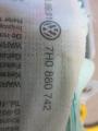 air-bag katto 7H0 880 742 D Volkswagen Transporter 2.5 TDI 96 kW