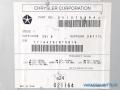 radio 05107096AJ, 5107096AH, 5107096AK, 5064955AK Chrysler Sebring