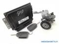 ECU + virtalukko S118245012B, P30614347, 9980067553, 30630059 Volvo S40 man.  