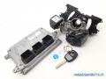 ECU + virtalukko 37820-RNH-R53, 39730-SNB-E010-M2 Honda Civic 