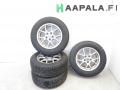 rengassarja + alumiinivannesarja talvi nasta 16"  Nissan Qashqai+2 (J10) 1.6i 16V 2WD 