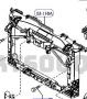 konepellin lukkopelti/palkki Mazda 6 (GH) 2.0 TD Farm