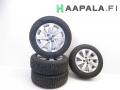rengassarja + alumiinivannesarja talvi nasta 15&quot; Opel Corsa E 1.0i Turbo 5/HB