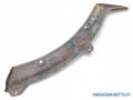 levikkeen kiinnityspelti vasen taka 75869-60020 Toyota Landcruiser 3.0D-4D 4WD 5D J120  -06