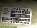 Käynnistinmoottori diesel 03101-3190 Kia carens i 03-06