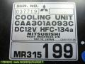Ilmastointi höyrystin CAA301A093C Mitsubishi galant 97-03
