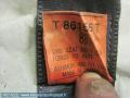 Turvavyö taka oikea T86155T Mazda 323 99-03