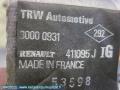 Turvavyö etu vasen - Renault clio ii 99-01