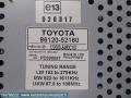 Kuva 2: Radio kasetti, Toyota yaris verso 00-05