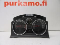 Kuva 1: mittaristo tydellinen, Opel Zafira B 1.8i 16V