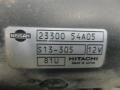 käynnistinmoottori diesel Hitatchi 23300 54A05, S13-305  12V, 81U, 23300-54A06, 23300-54A05-RE, 23300-54AR1-EX Nissan Primera 2,0TD STW -98 