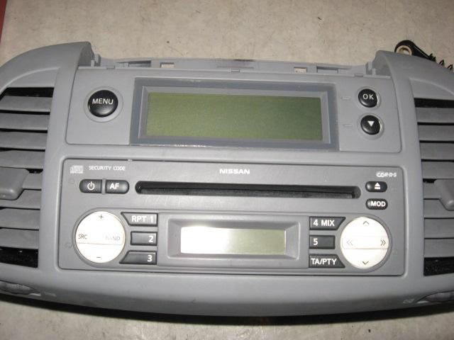 CD-radio Nissan Micra K12  16V 3/HB Hatchback (#94013) -   - varaosan tiedot: