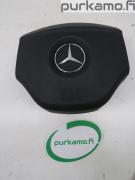 Kuva 1: air-bag kuljettajan turvatyyny, Mercedes-Benz B (W245) 180 CDi